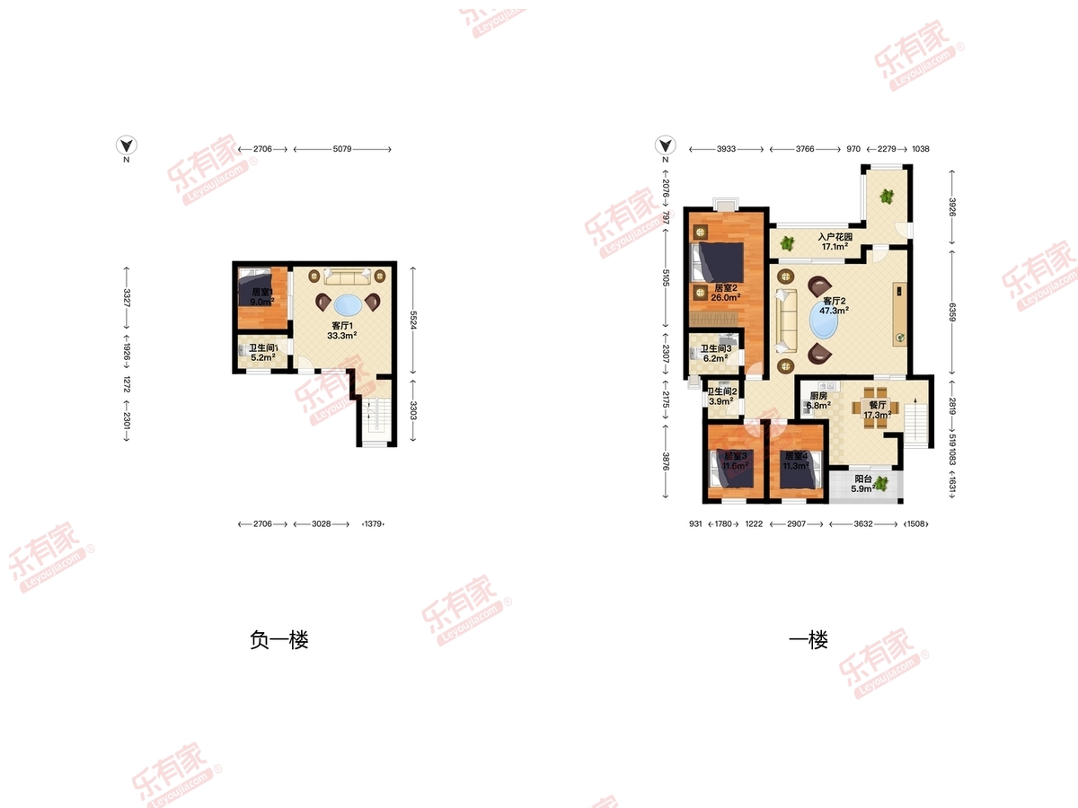 中惠香樟绿洲户型图