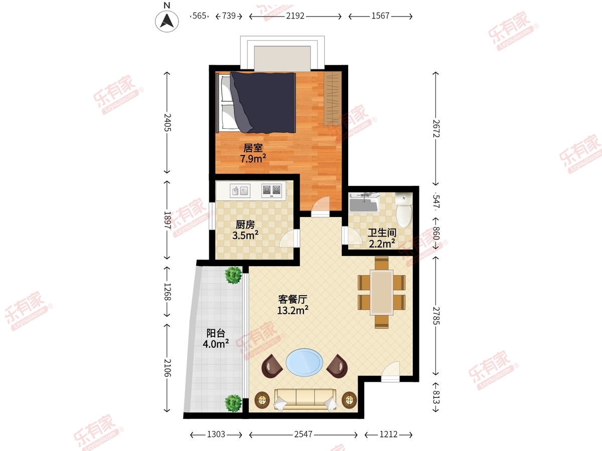 润恒大厦户型图