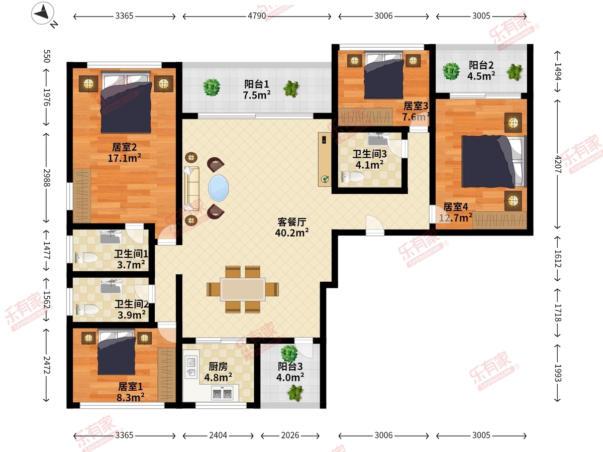 赛格新城市广场户型图