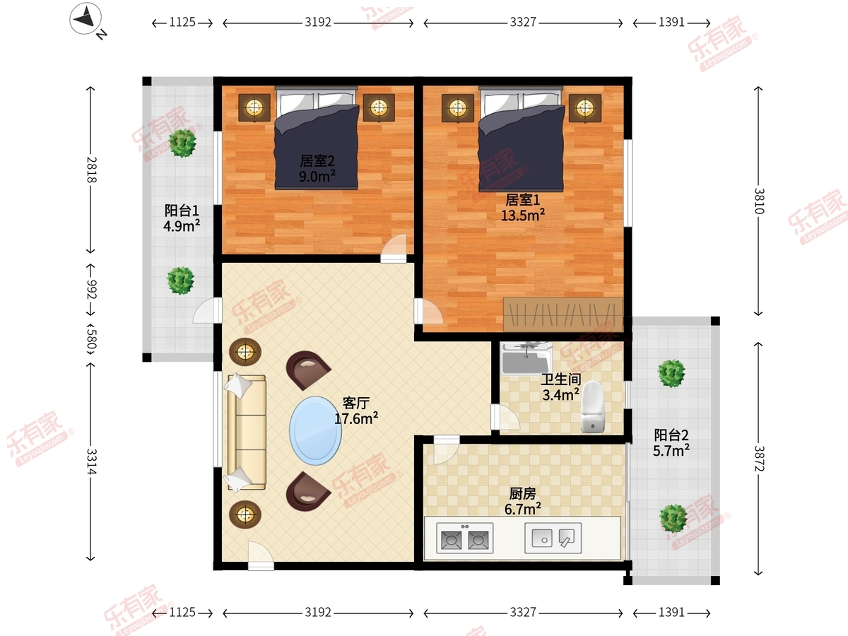香蜜新村东区户型图