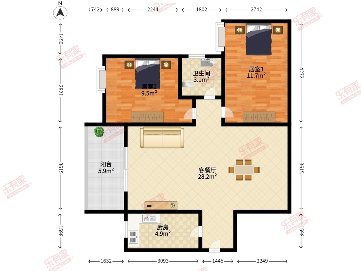 理想明岸户型图