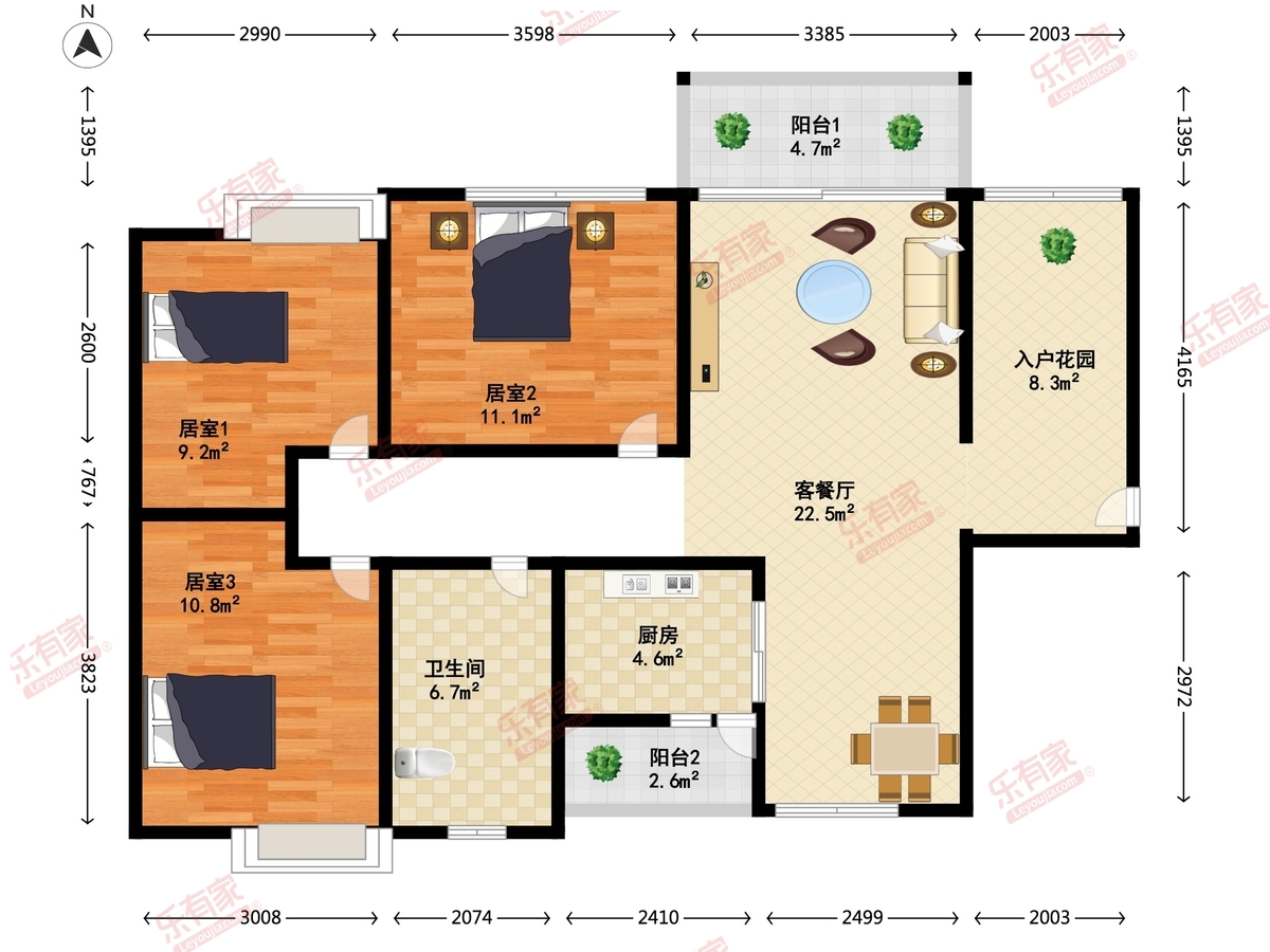 君华香柏广场·华府户型图