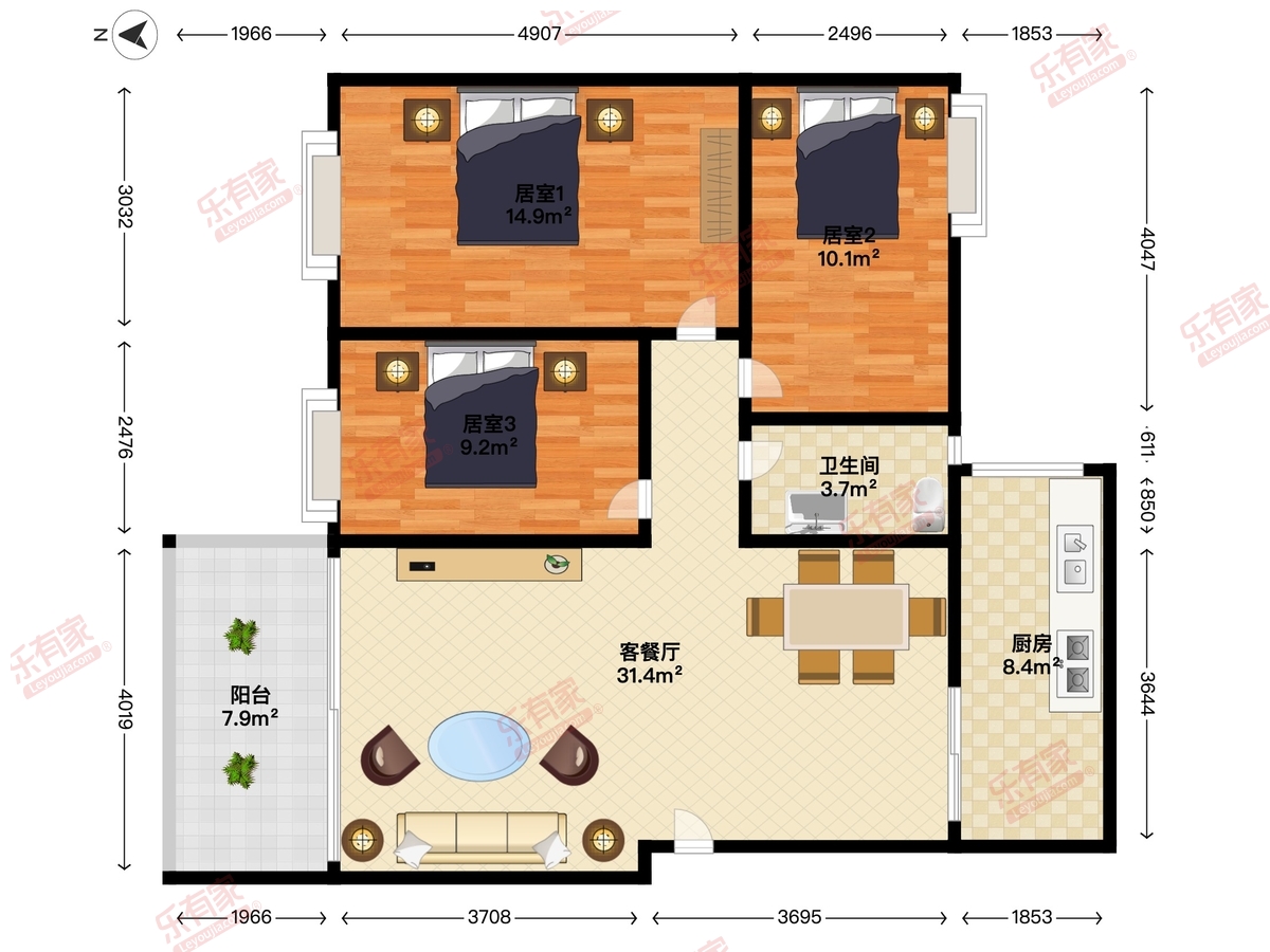 颐林雅院一期户型图