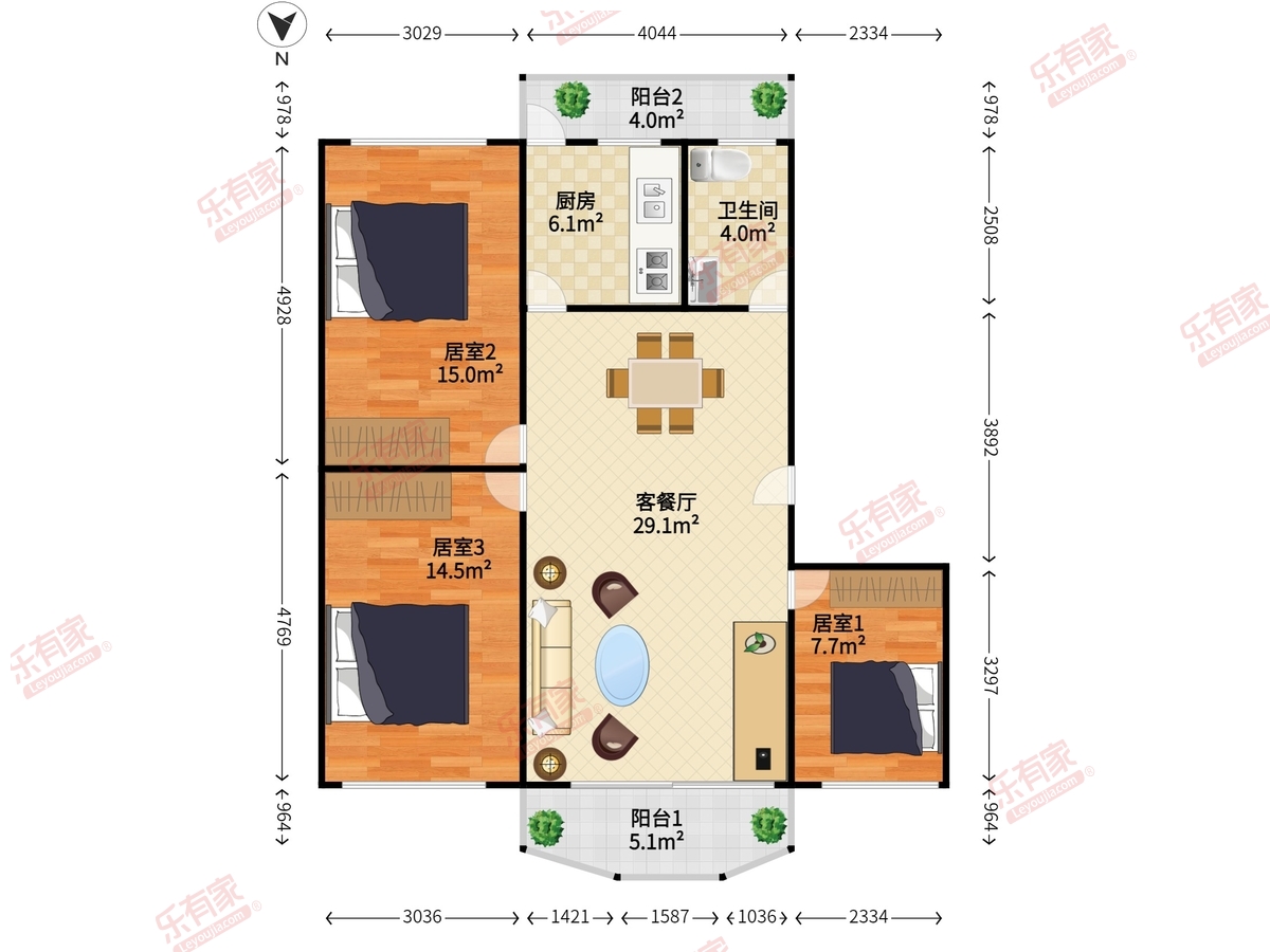 港湾阁小区户型图