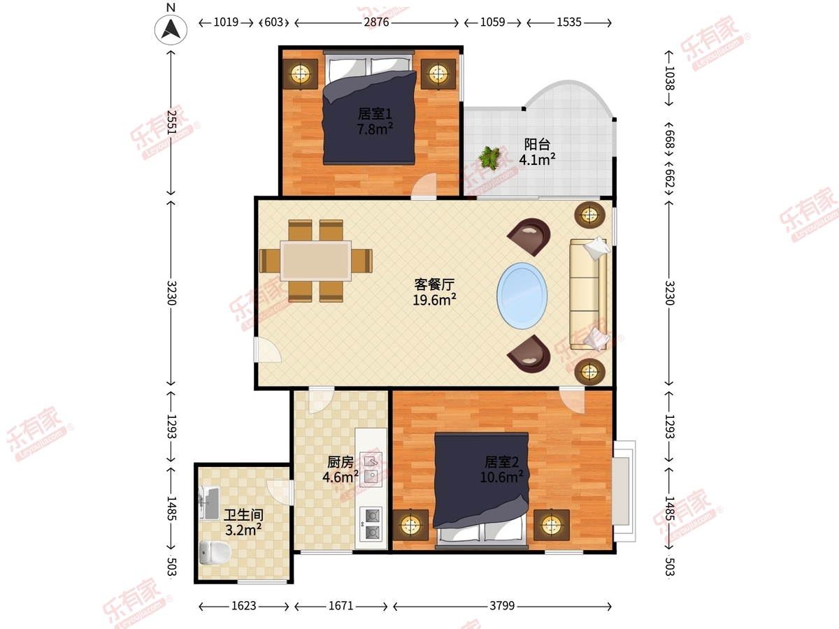 富力天朗明居户型图