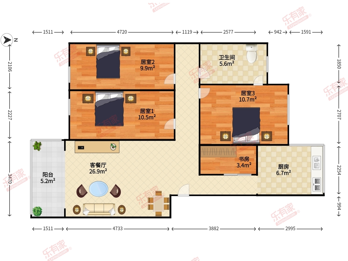 海虹苑户型图