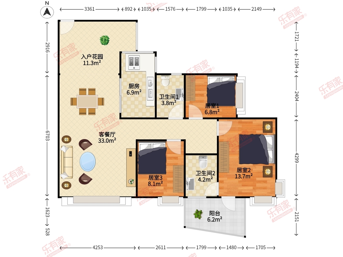 御景湾户型图