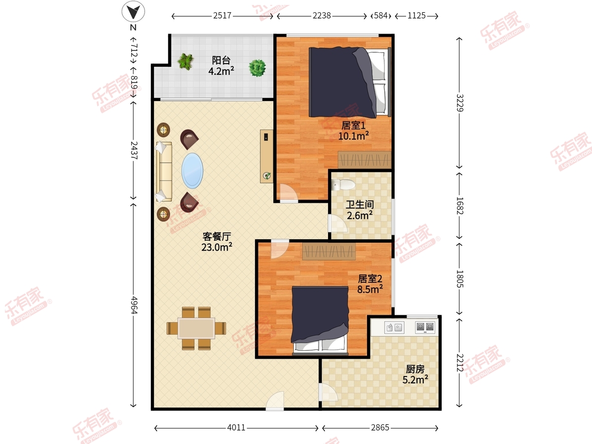 嘉鑫辉煌时代大厦户型图