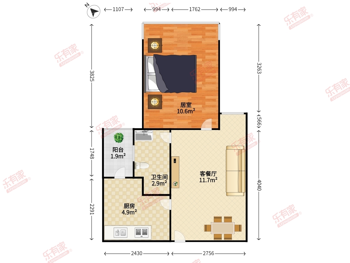 京基凤凰印象户型图
