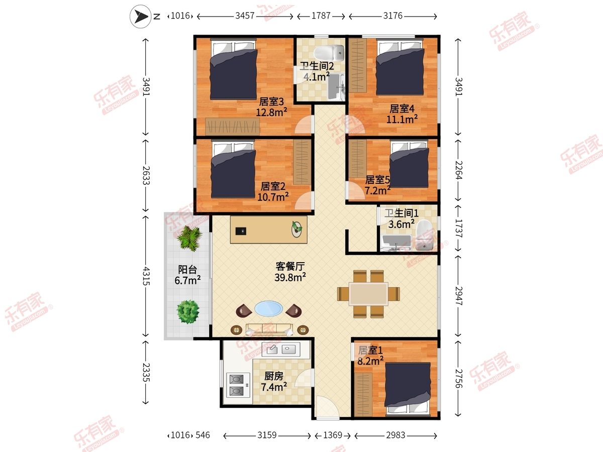 陶润懿峰户型图