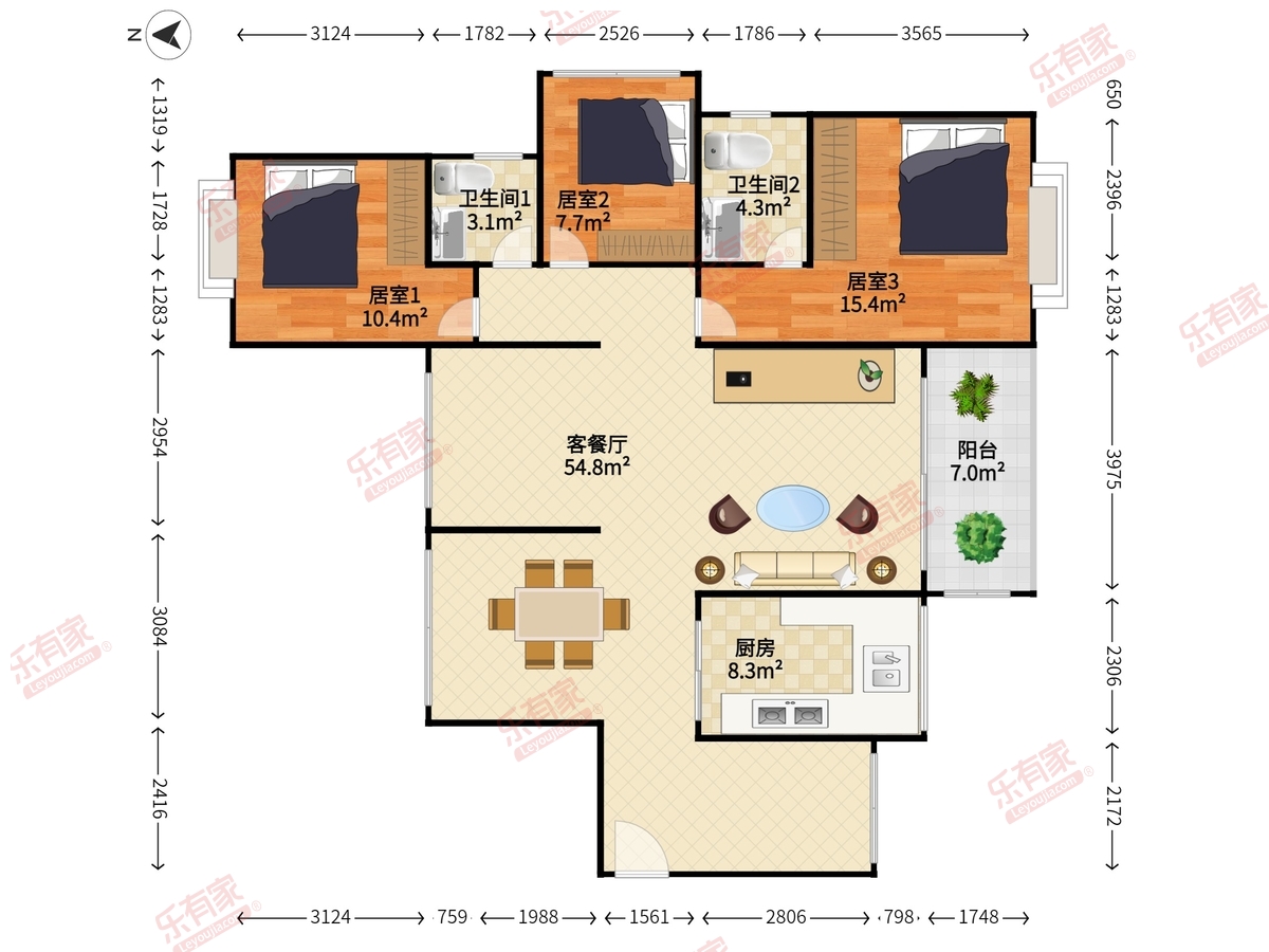 龙光城南二期户型图