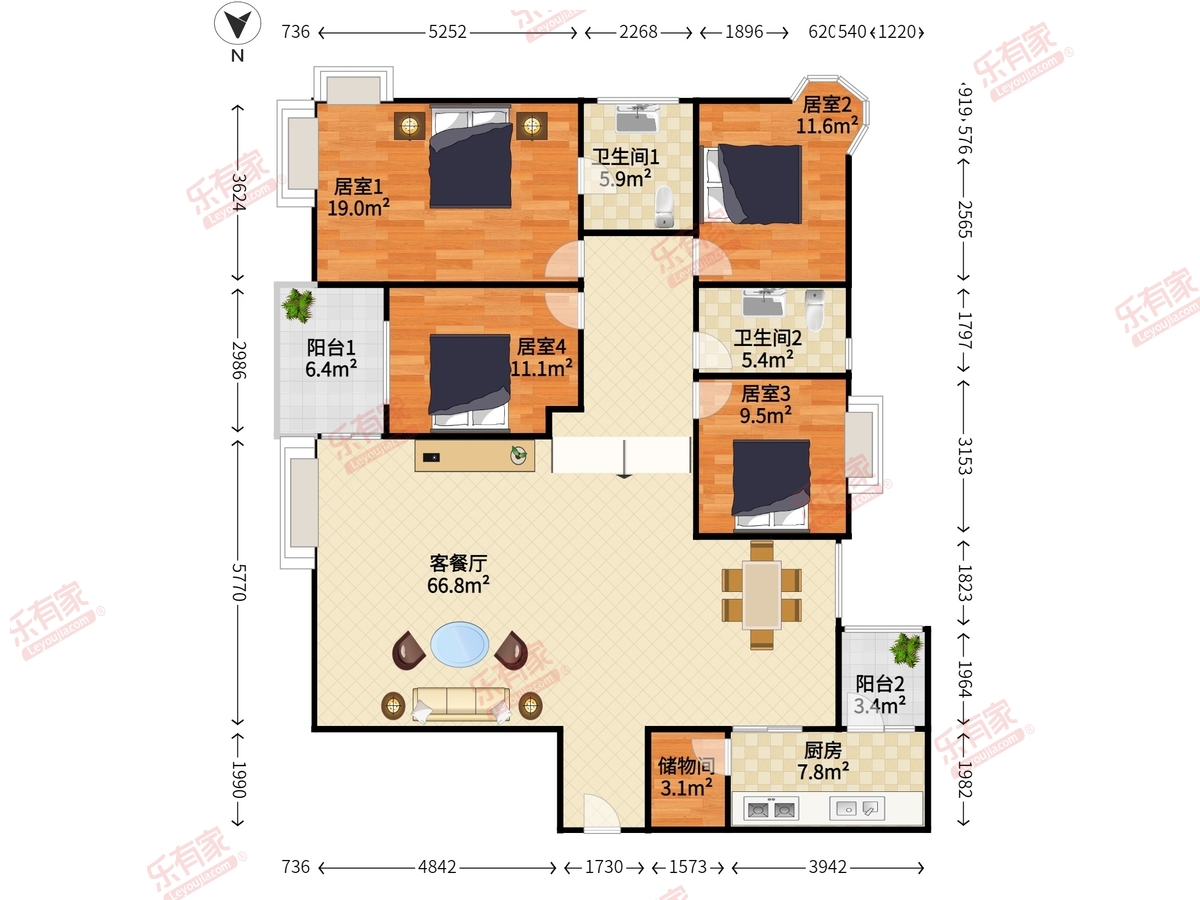 碧海云天二期户型图