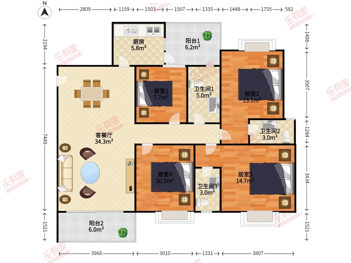 金泽豪庭户型图