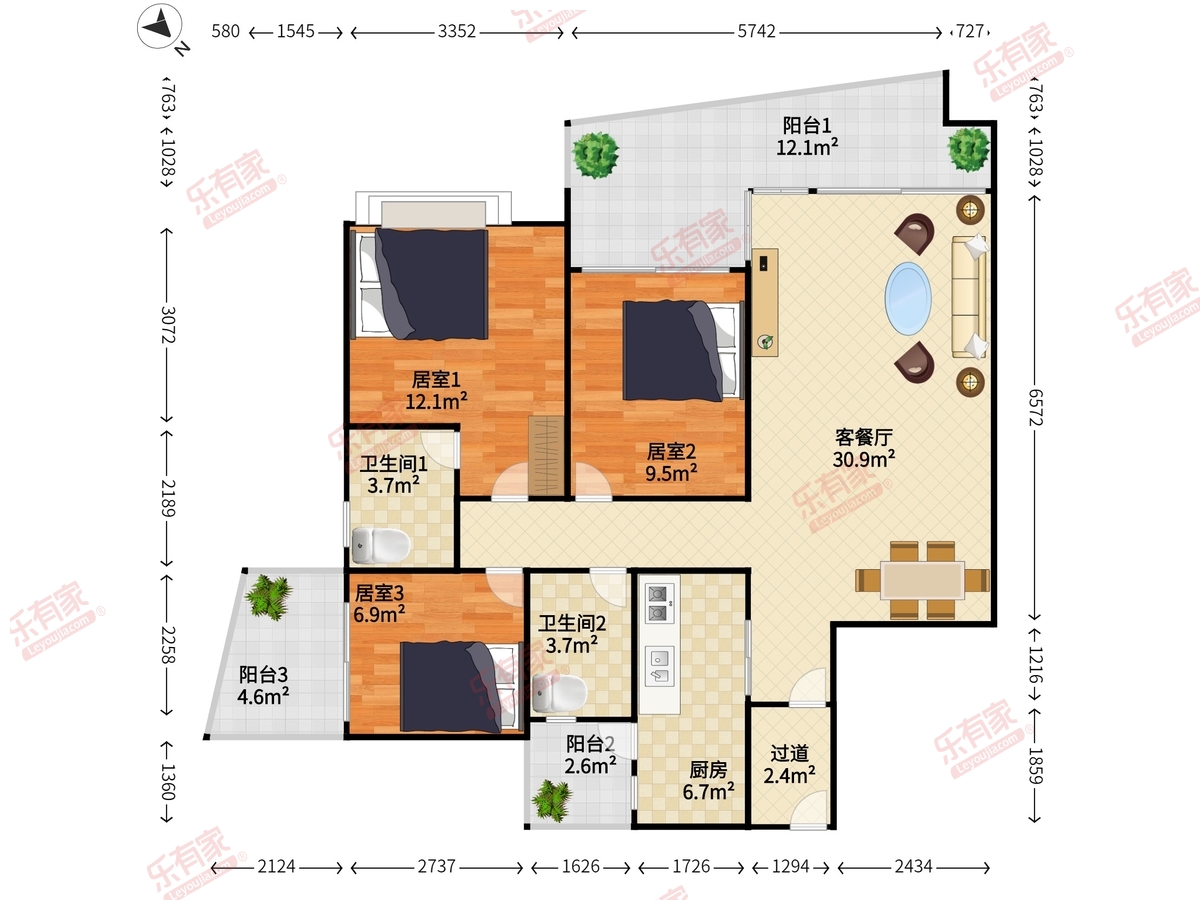 南沙阳光城丽景湾户型图