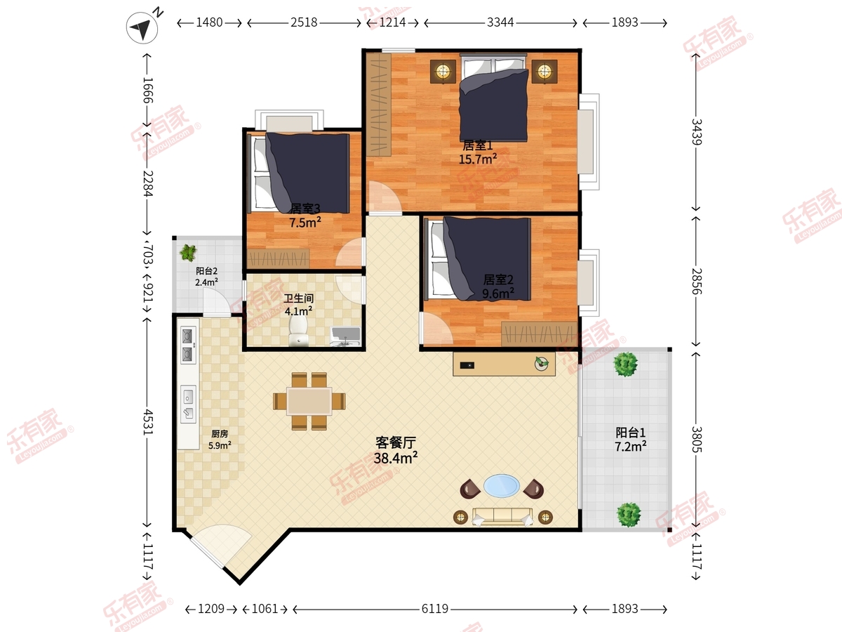 四洲城市经典户型图