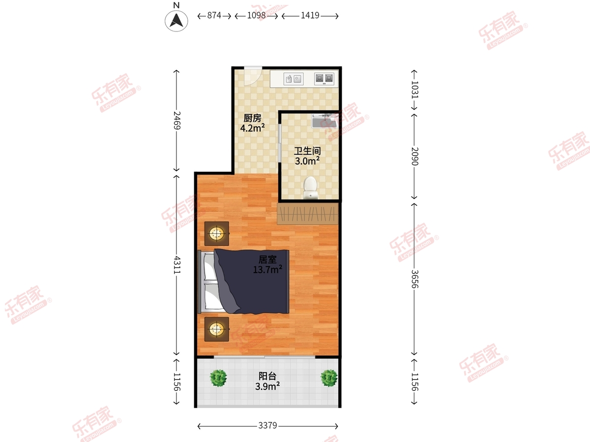 西苑广场电脑城户型图