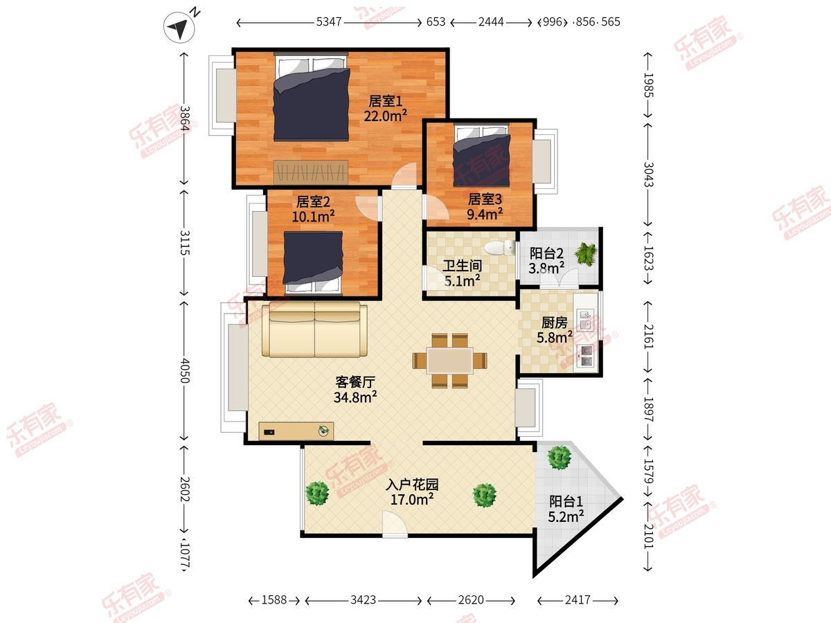 澳城花园南区户型图