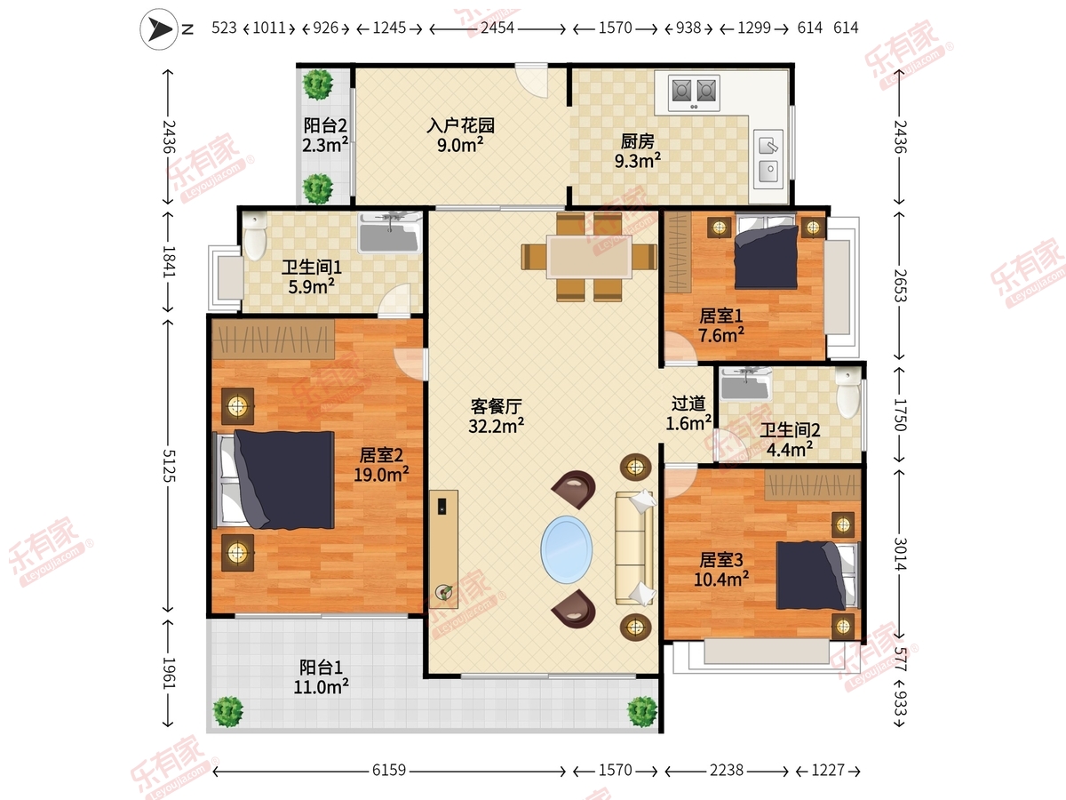中信红树湾四期户型图