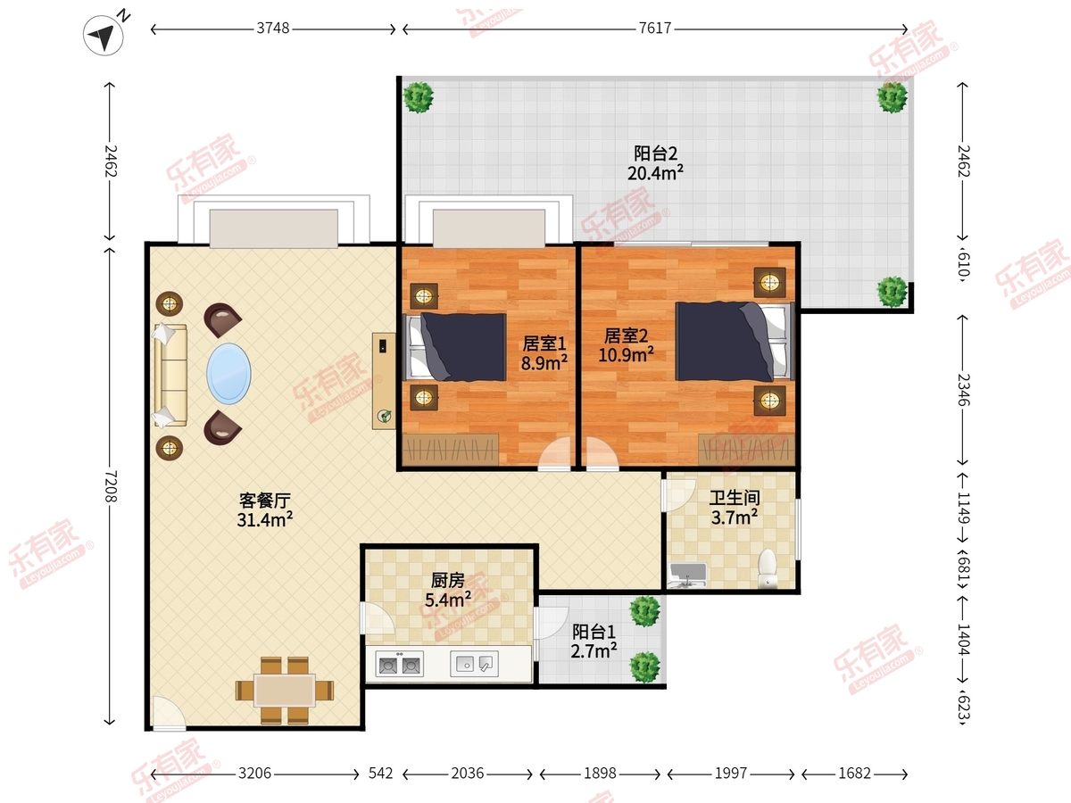 半山海景兰溪谷二期户型图