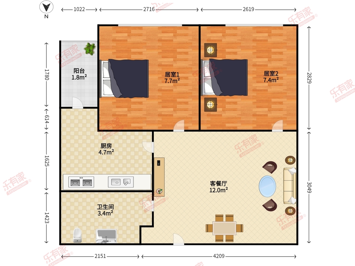 赛格新城市广场户型图