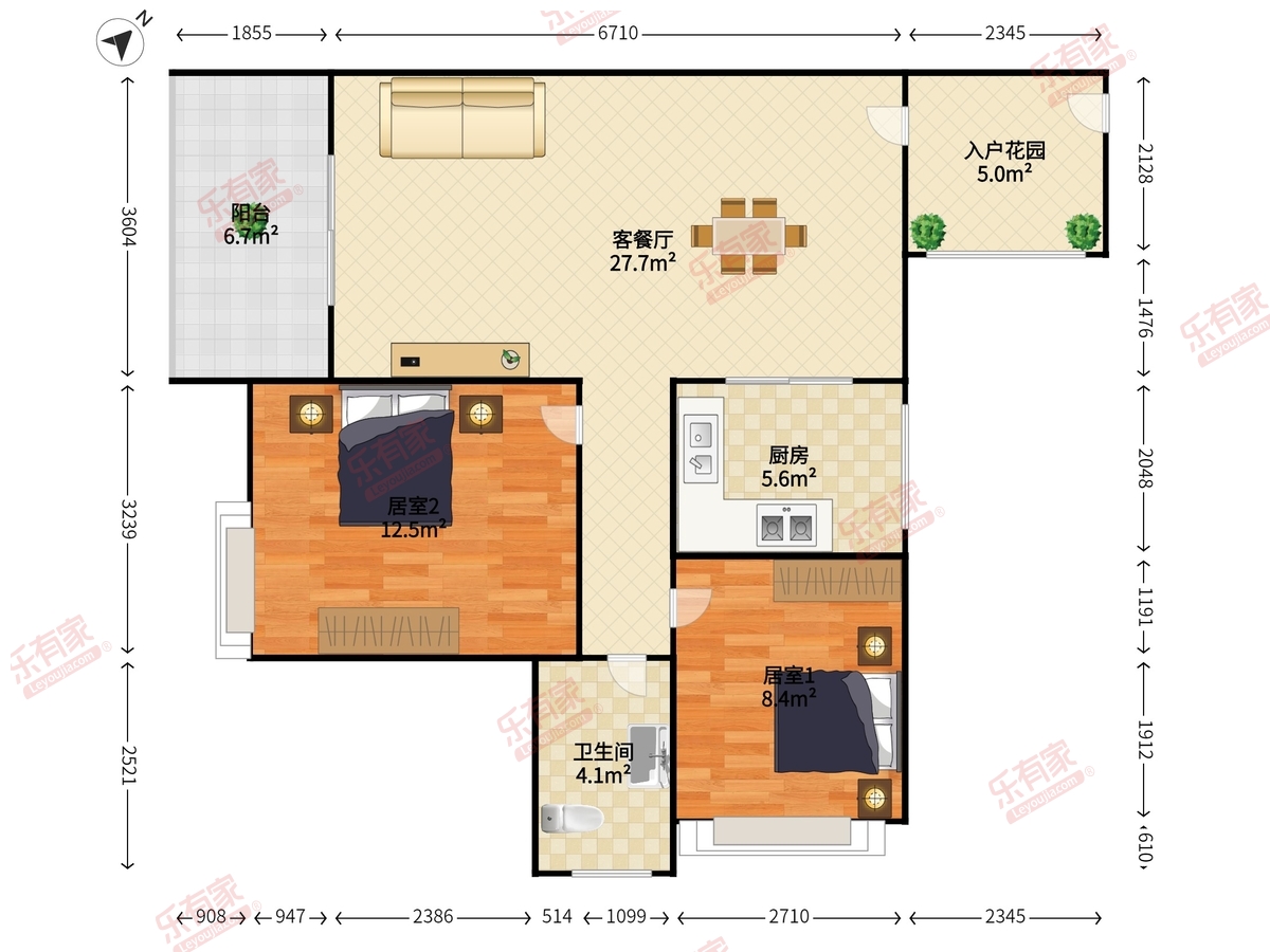 枫璟美地园1期户型图