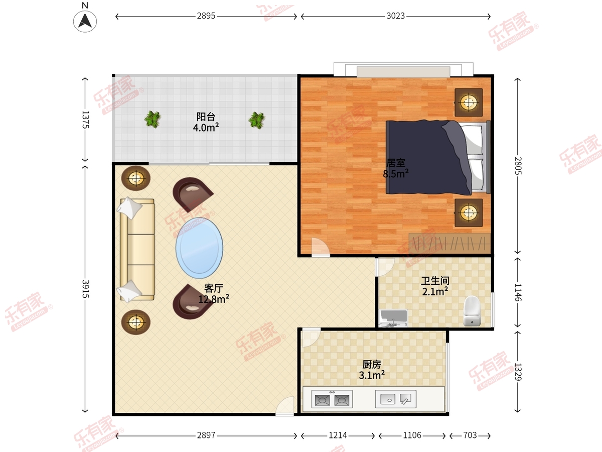 恒丰润畔山名居户型图
