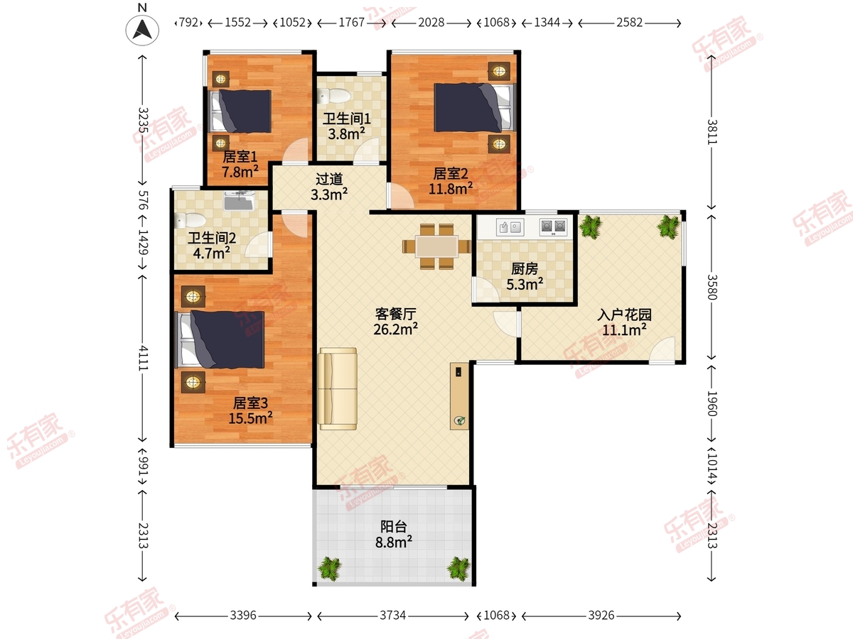 碧水龙庭户型图