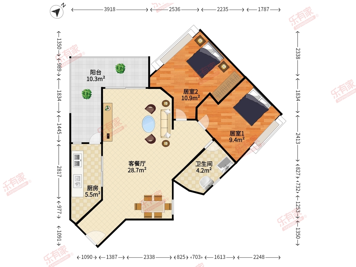 半山雅湖户型图