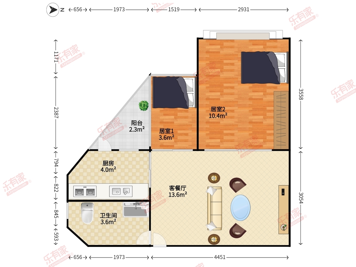 金色阳光雅居户型图