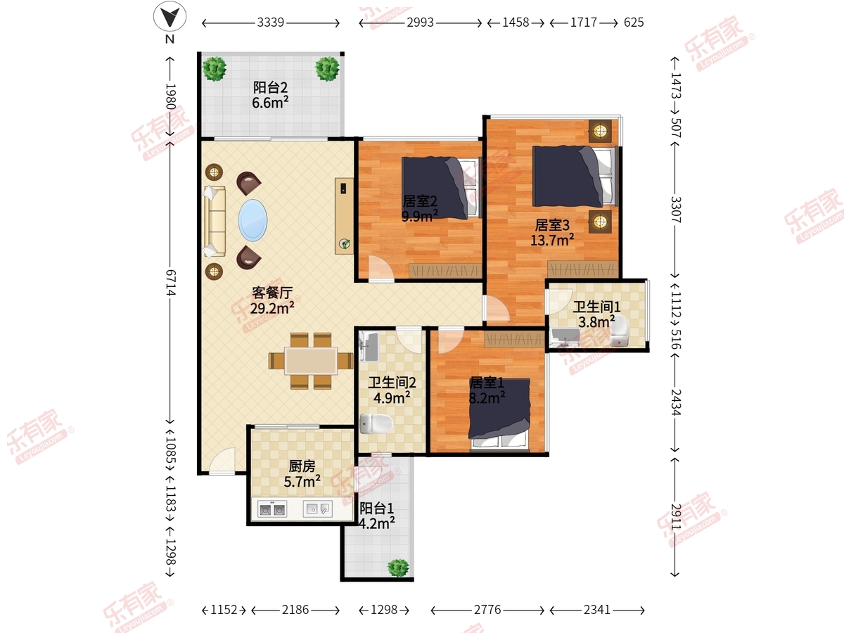 广业成学府道户型图