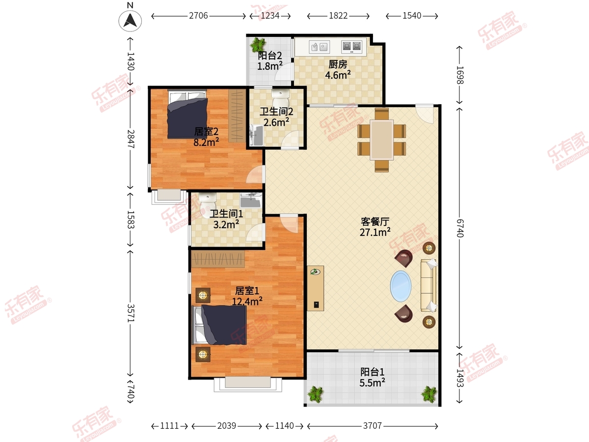 胜球阳光花园户型图