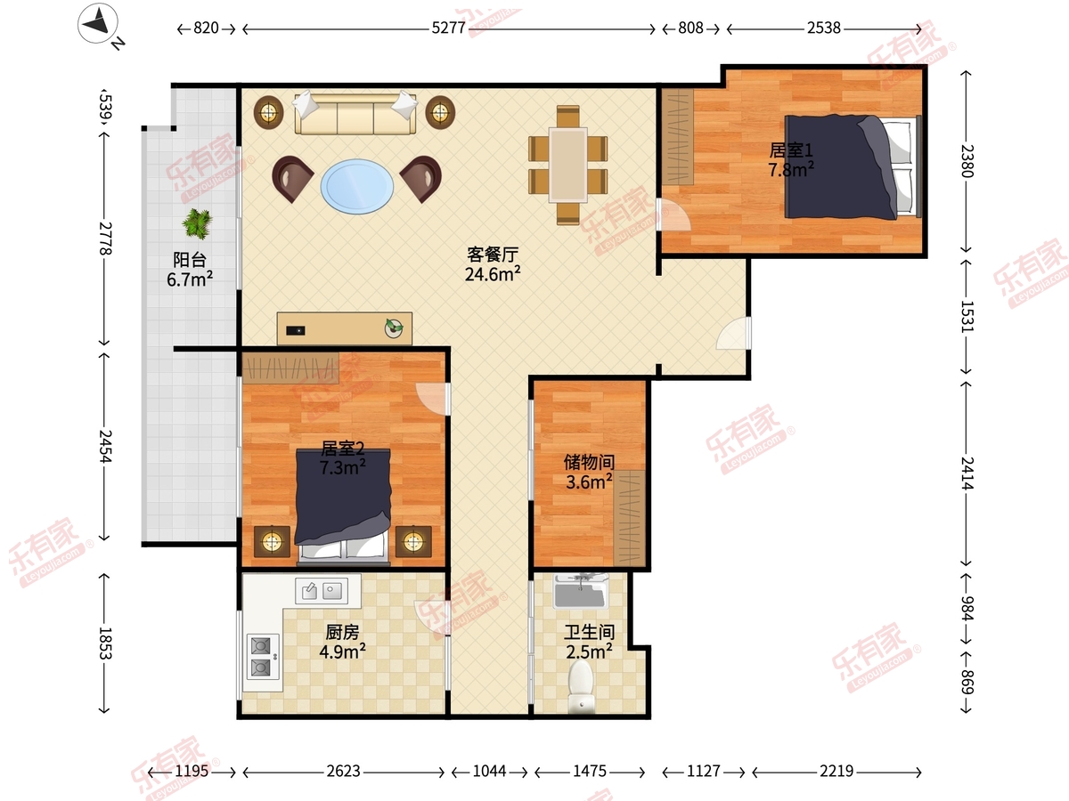 君临天下名苑户型图