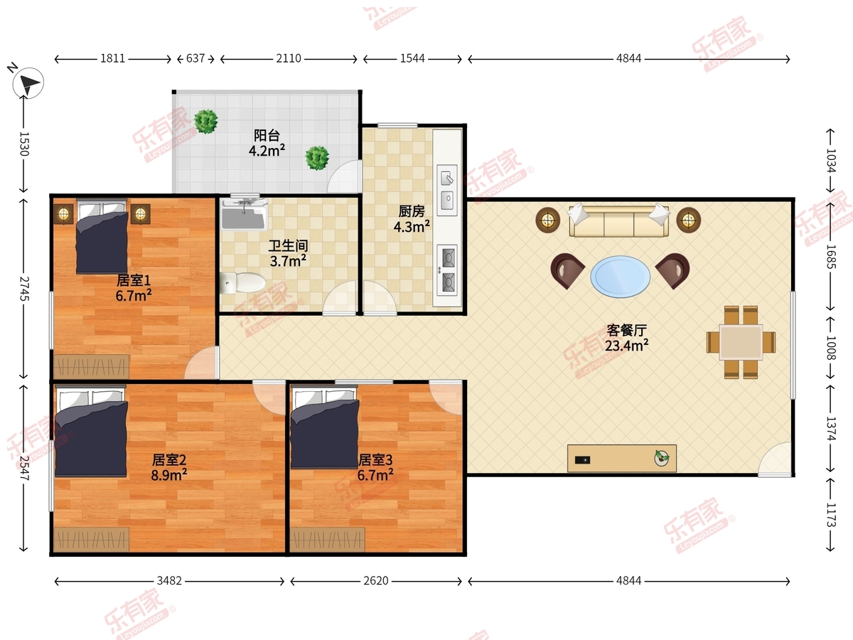 木棉湾住宅户型图