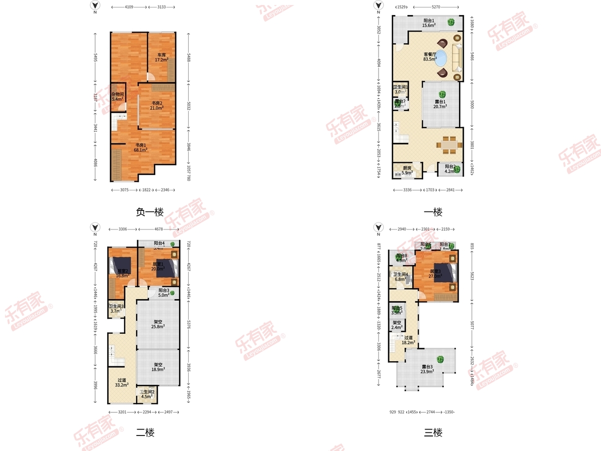 公园大地花园一期户型图