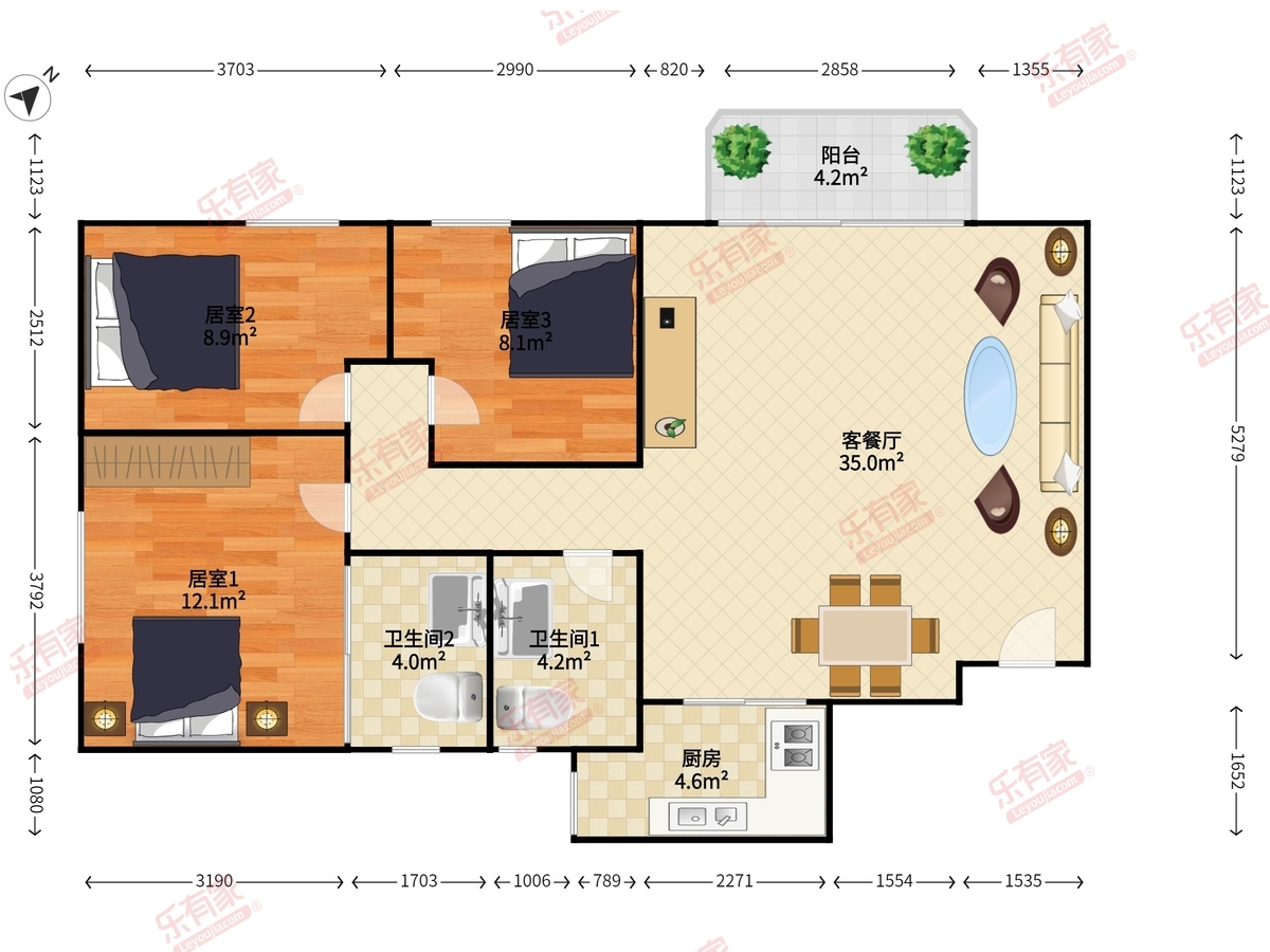 香丽大厦户型图