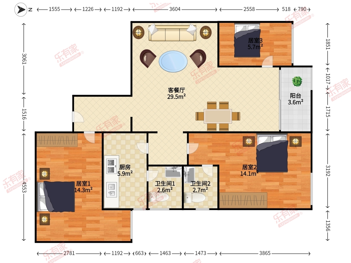 金丽豪苑户型图