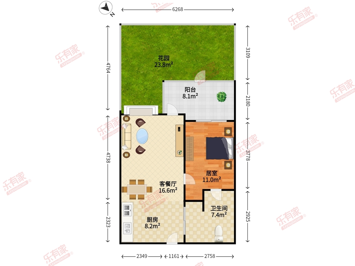 雅居乐城南源著户型图