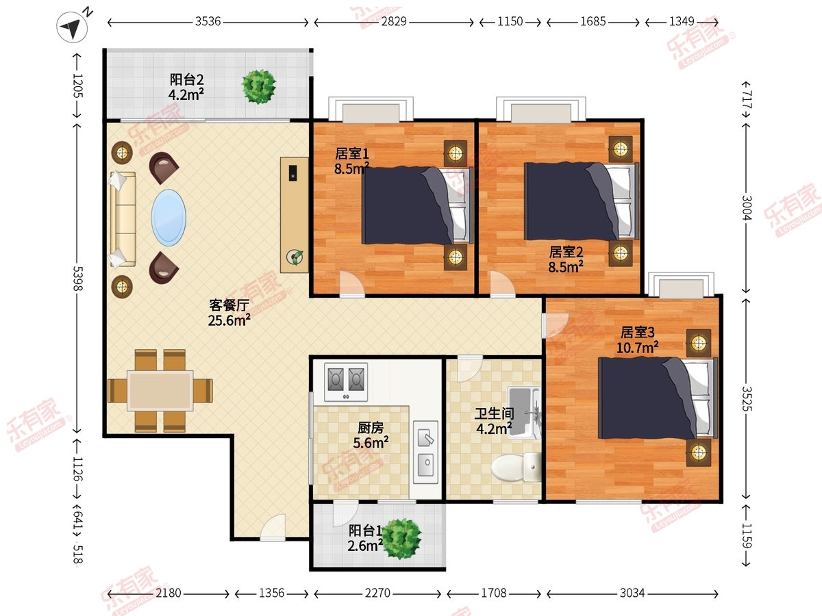 学府南苑户型图