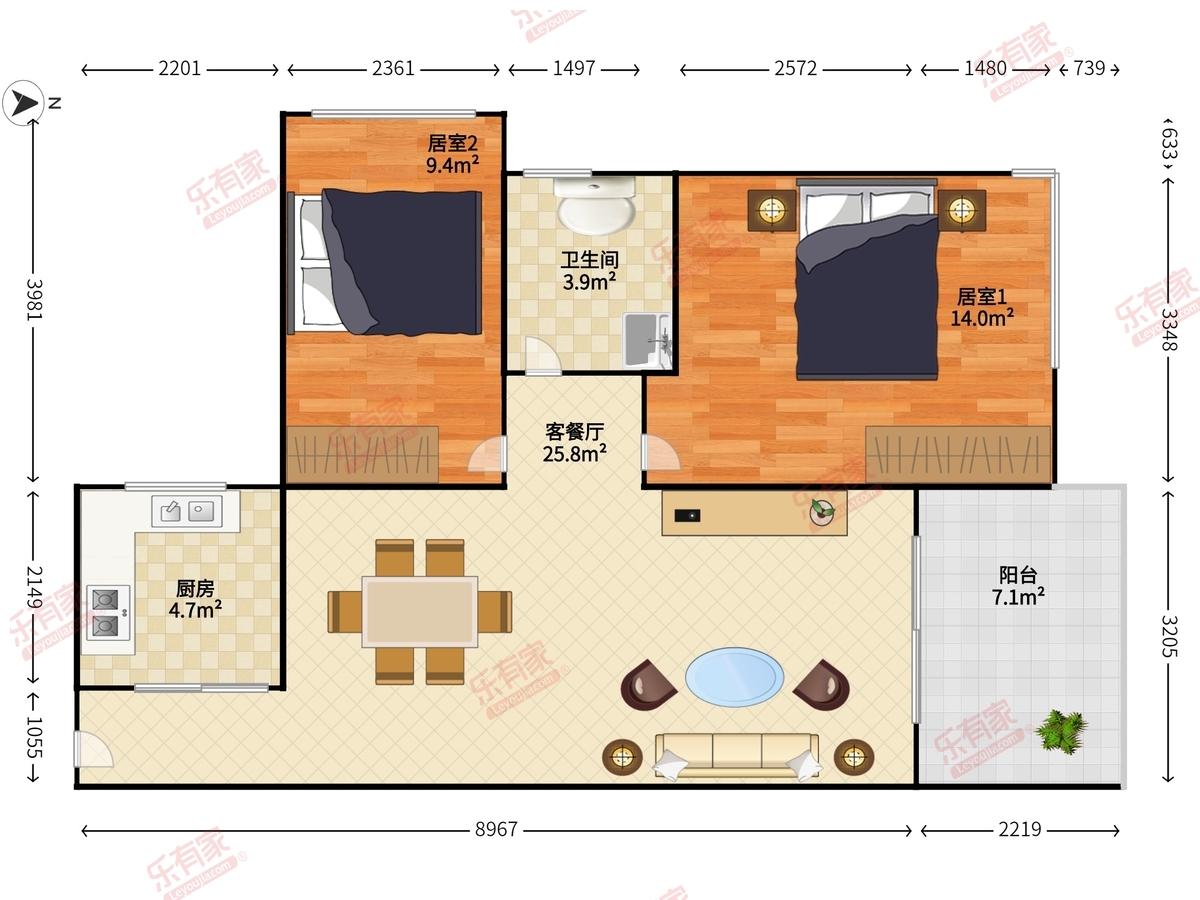 海怡东方花园户型图
