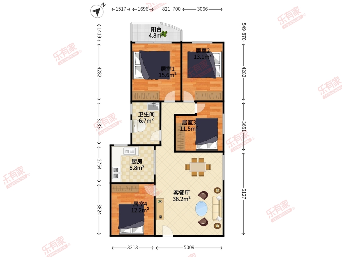 香蜜三村户型图