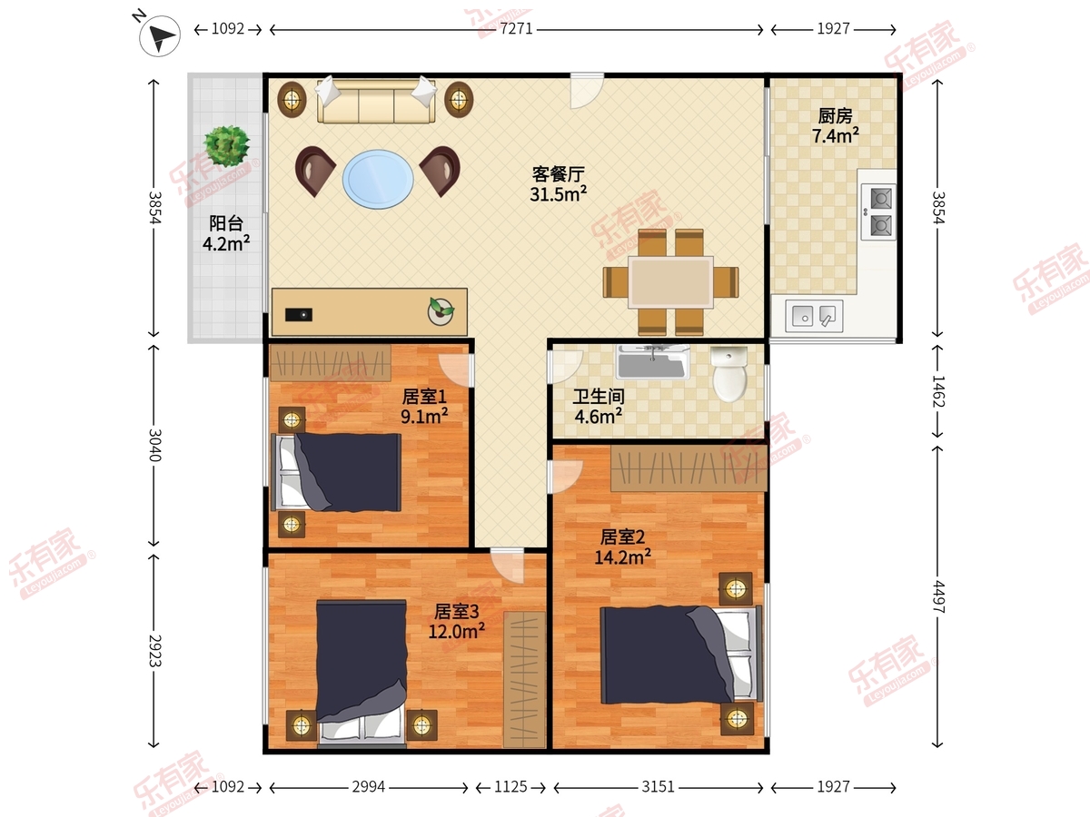 碧景园户型图
