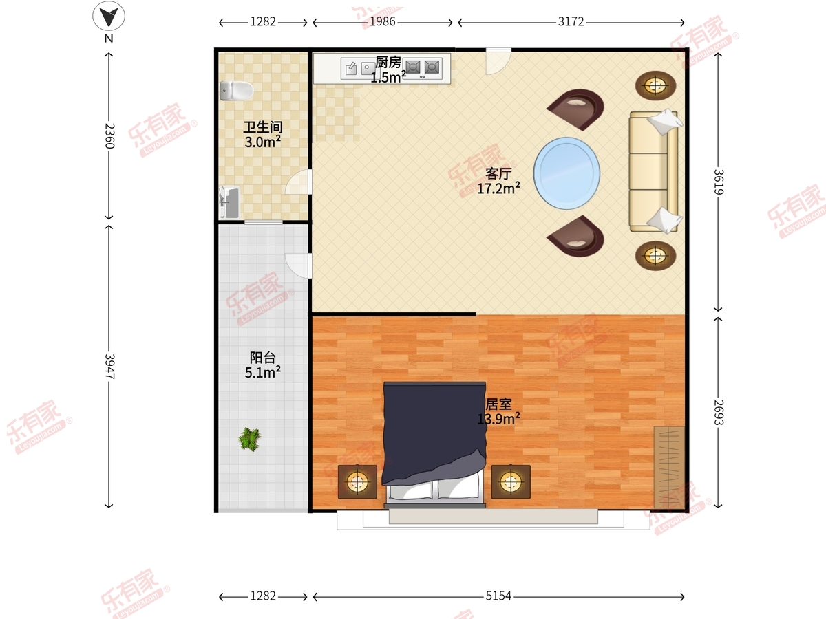 星宝明珠公寓户型图