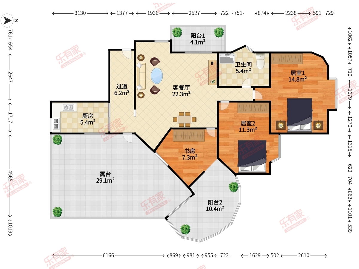 康佳苑户型图