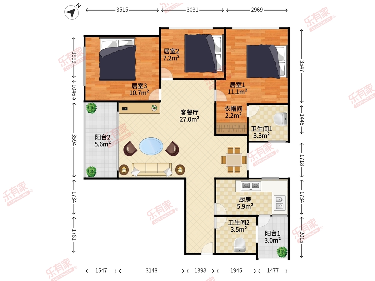 阳基春天里户型图