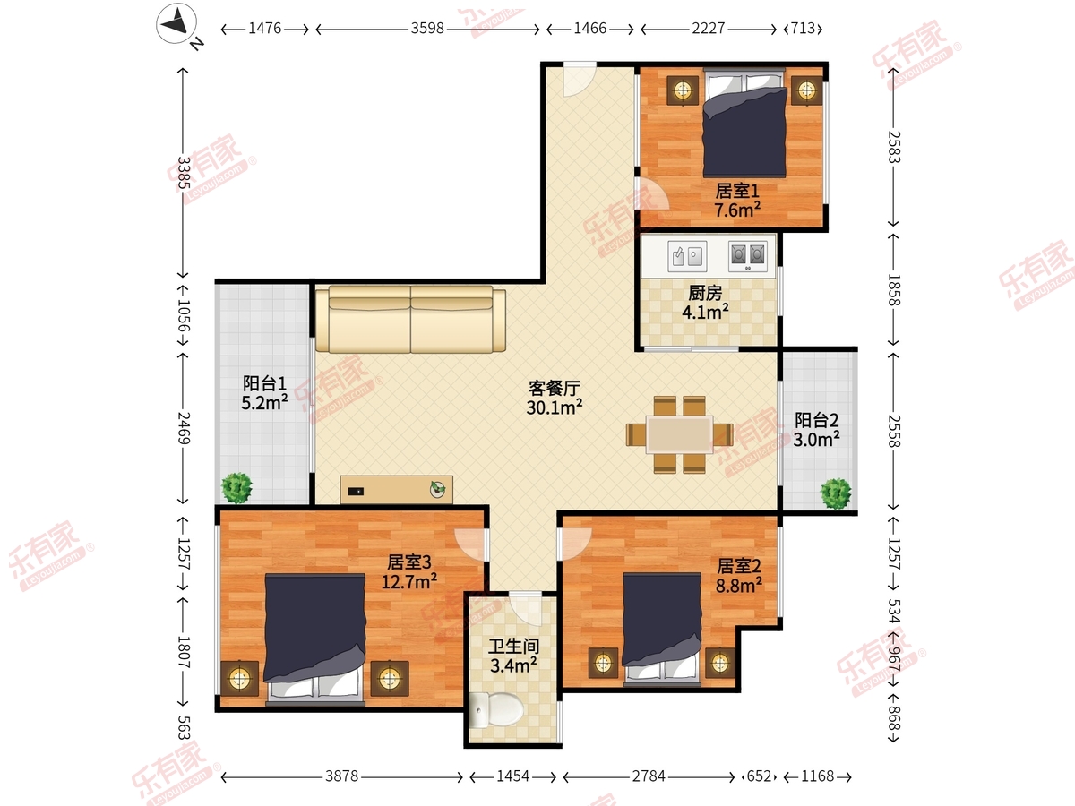 阳基春天里户型图