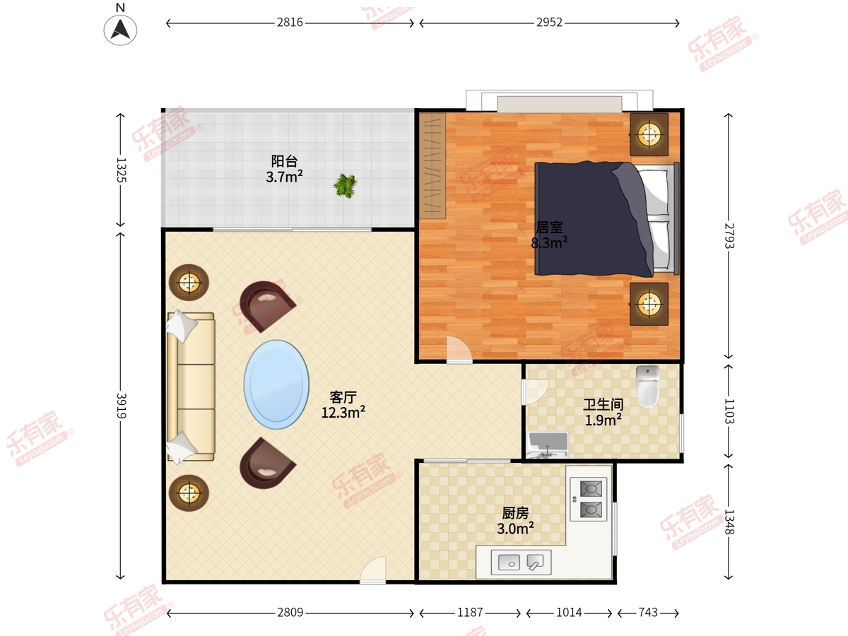 恒丰润畔山名居户型图