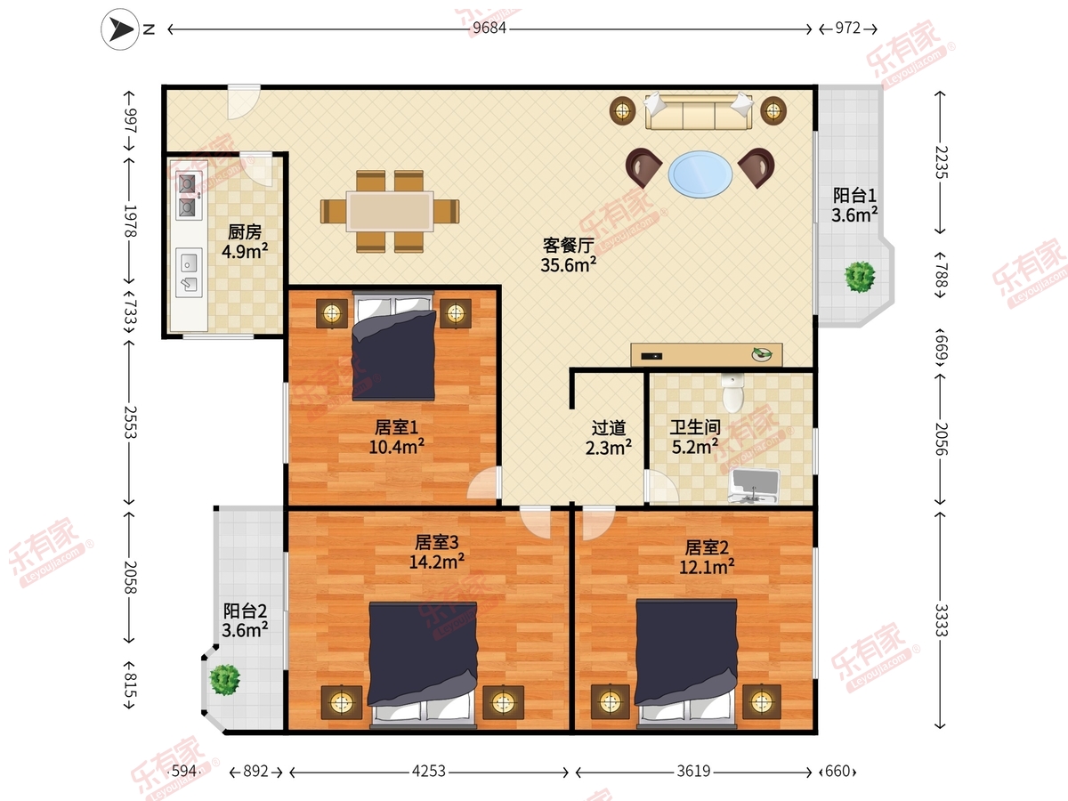 德兴花园户型图