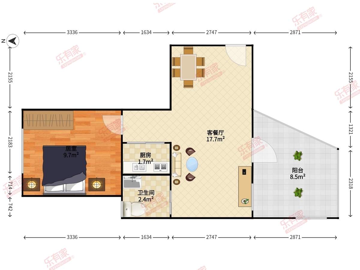 又一村花园户型图