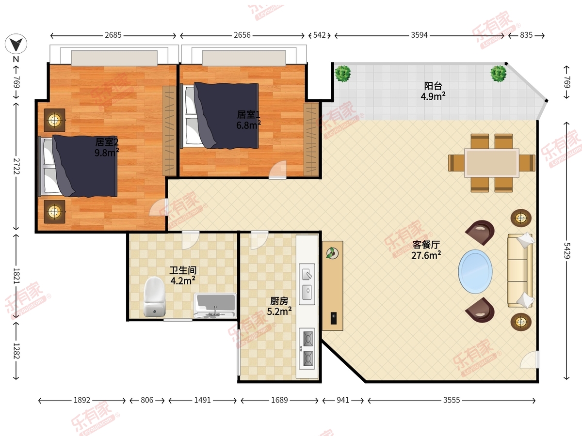 花果山大厦户型图