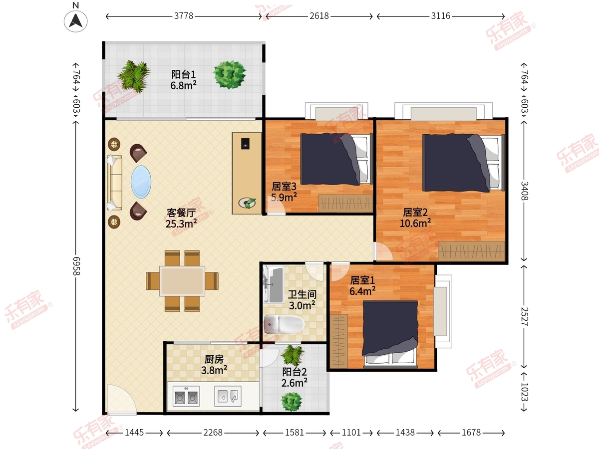 东家华府户型图